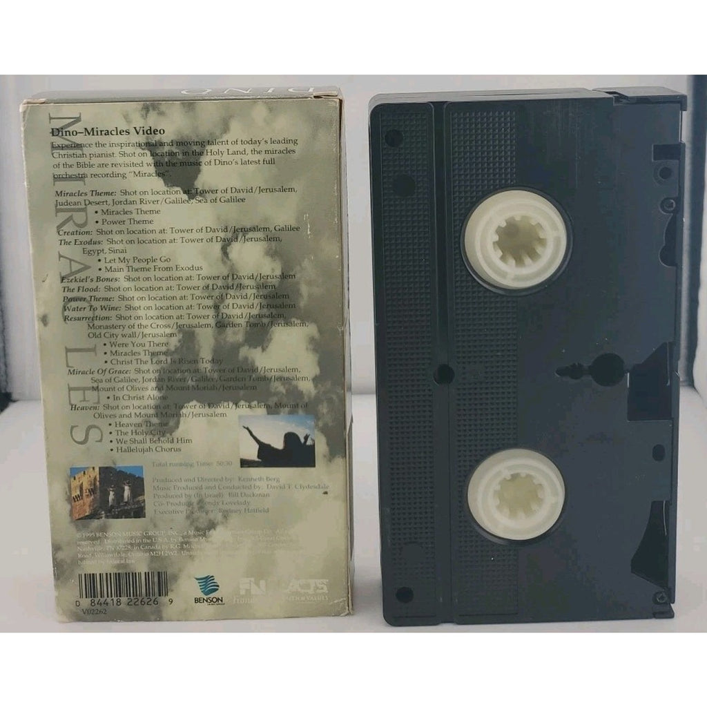 Dino: Miracles (VHS, 1995, Benson) Contemporary Christian Faith Music