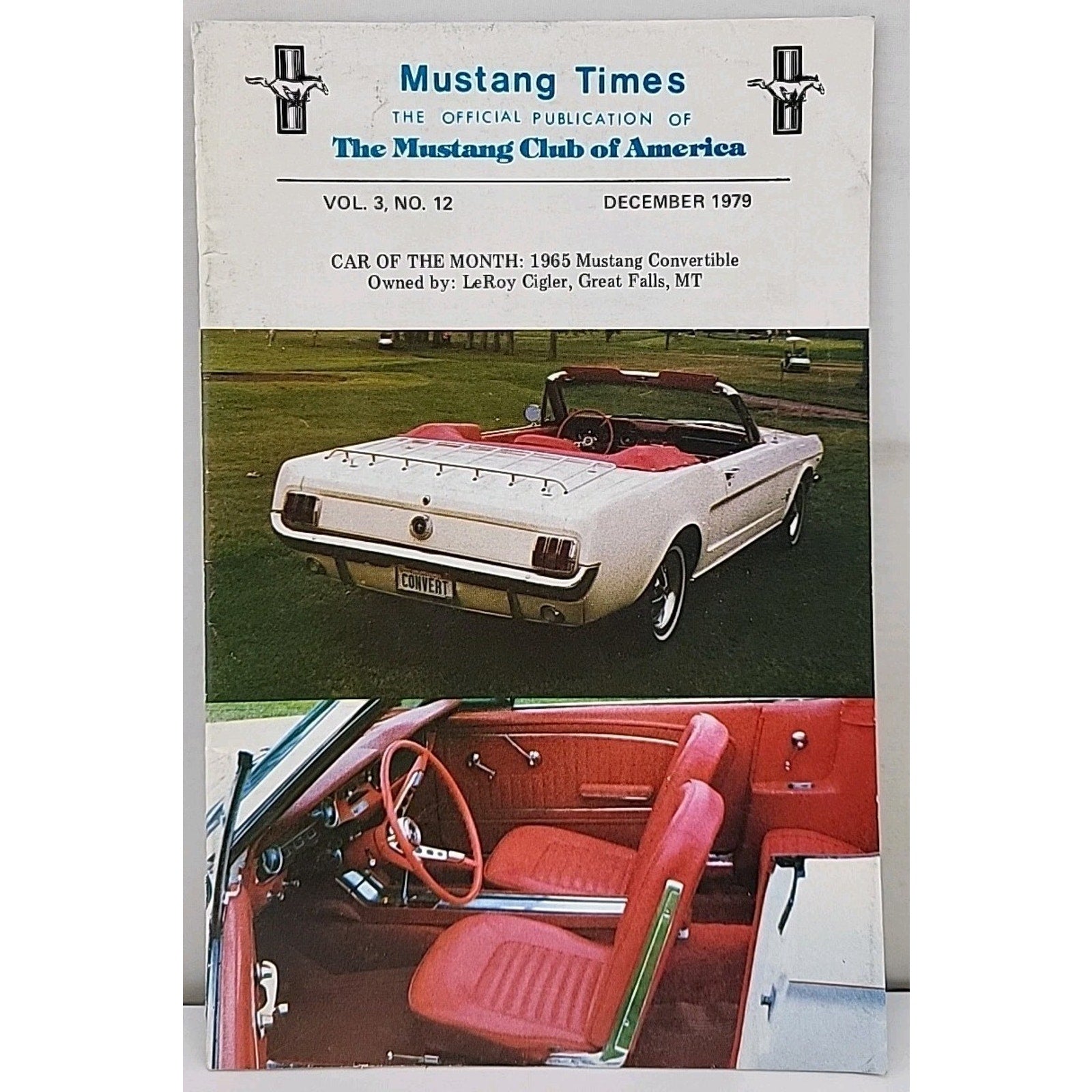 Mustang Times Magazine - The Mustang Club Of America - December 1979 -