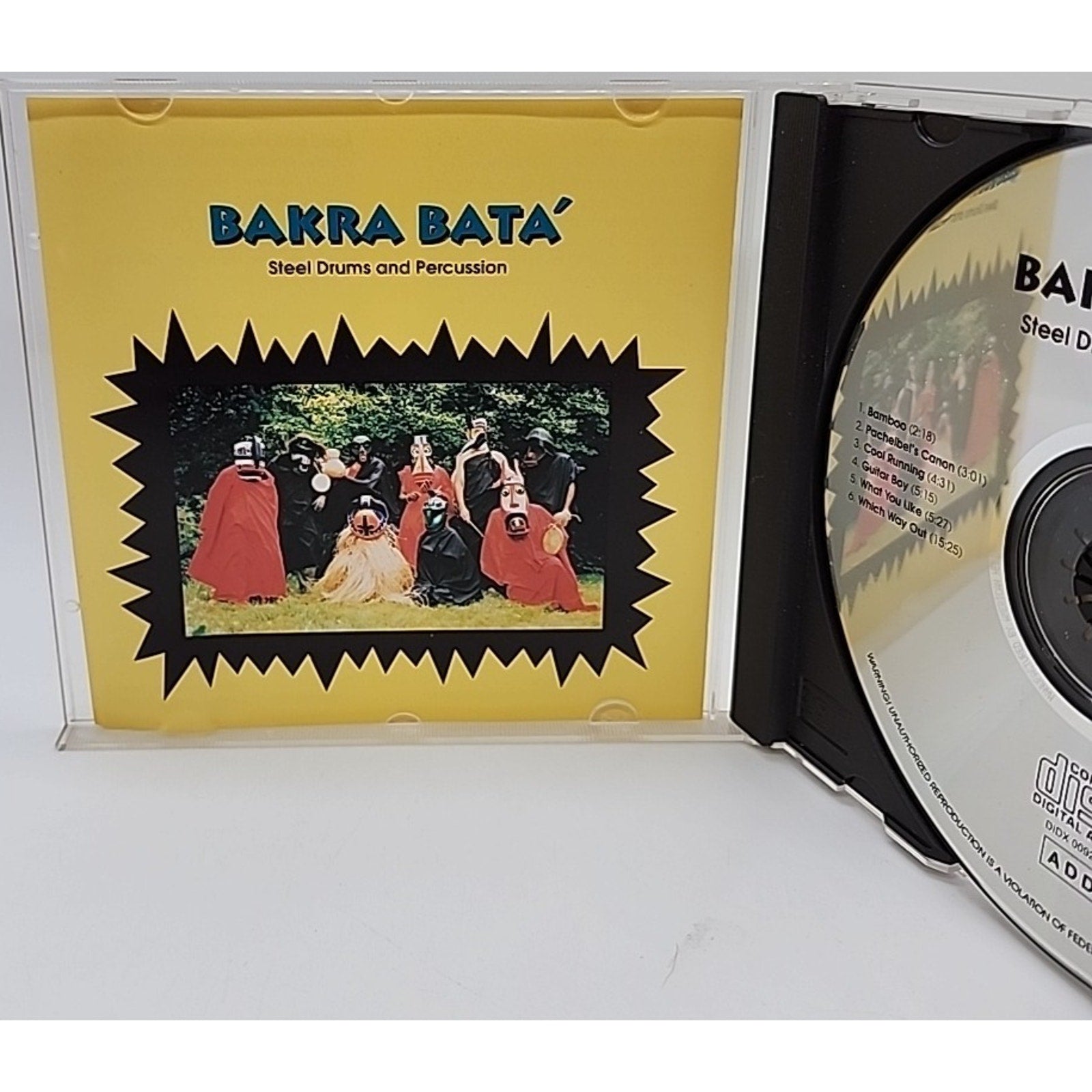 Steel Drums and Percussion by Bakra Bata (CD, Sep-2001, Bakra Bata)
