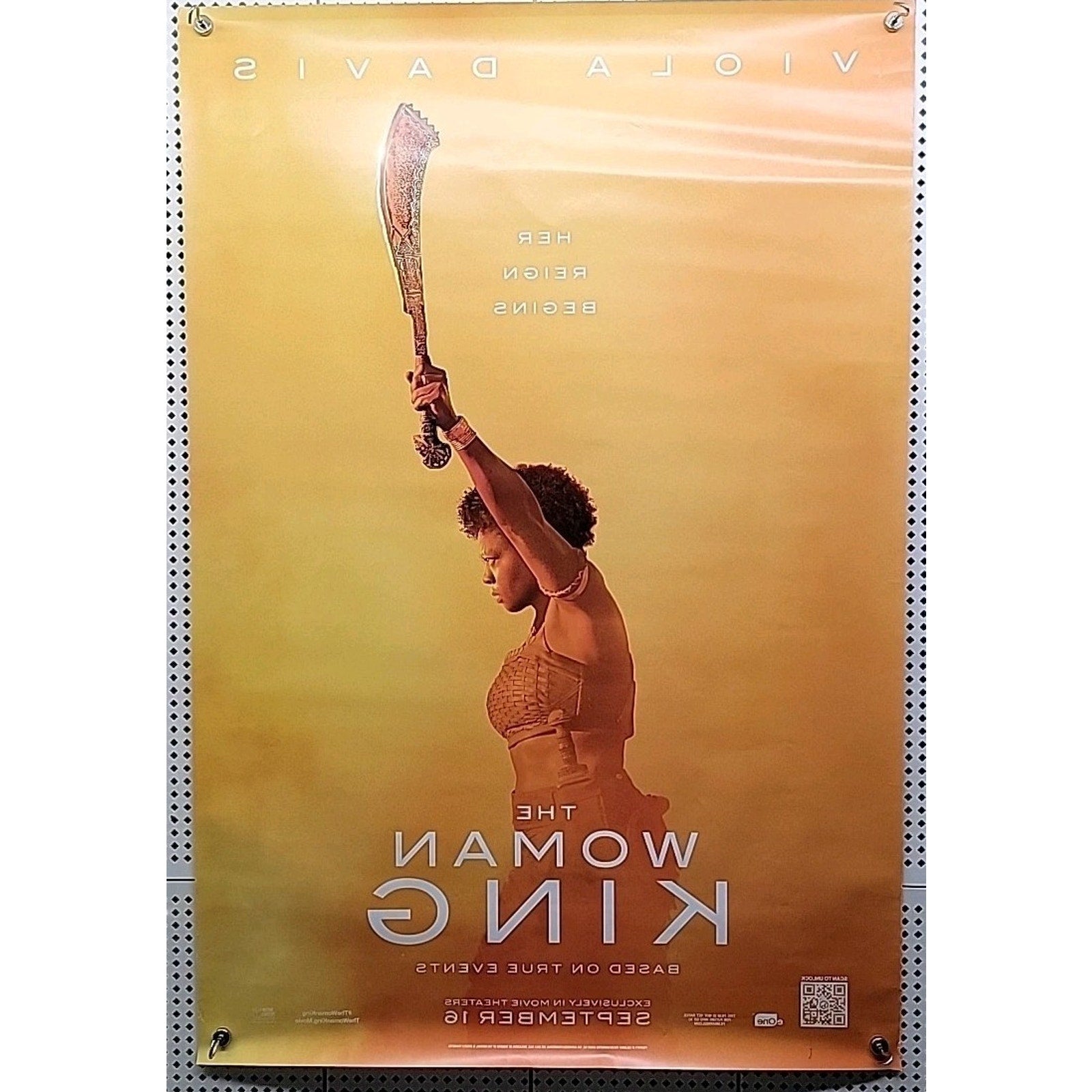 The Woman King Original D/S Theater Movie Poster 27x40 Viola Davis John Boyega