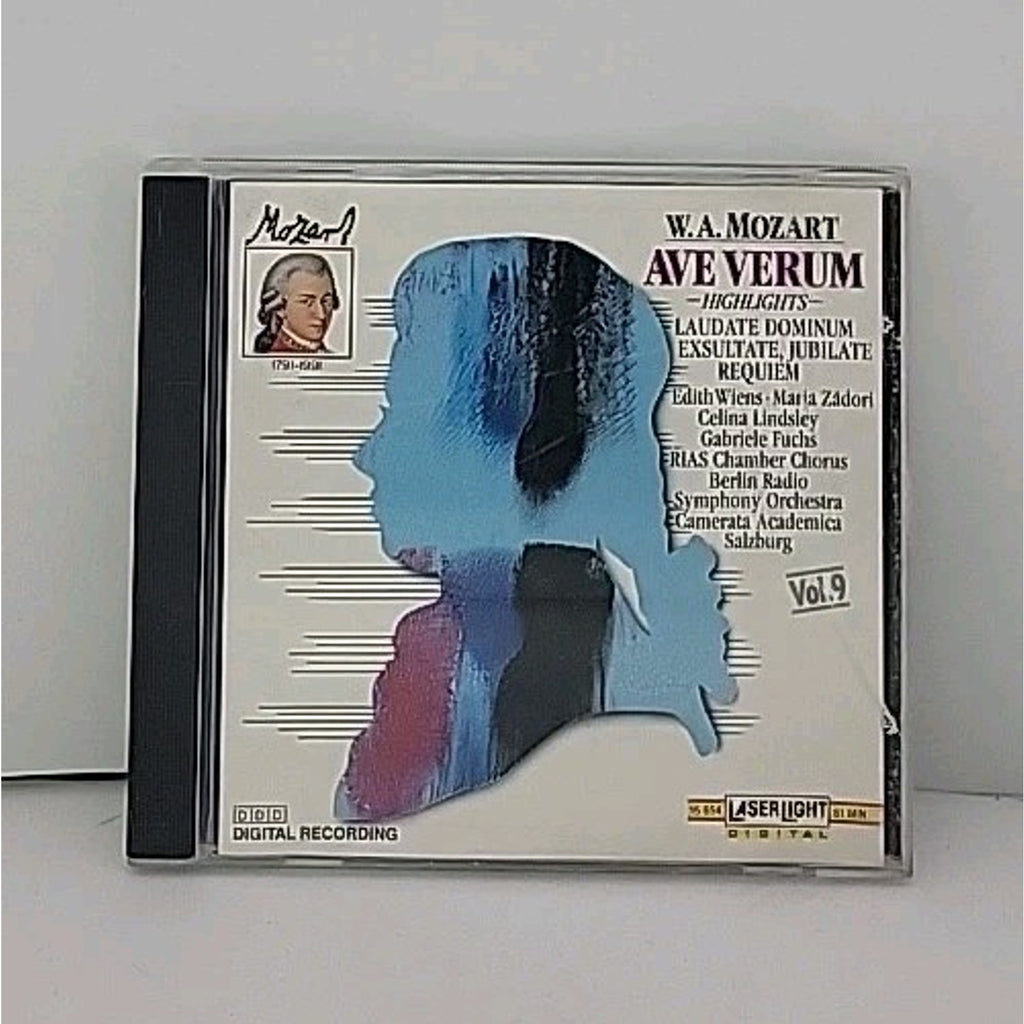 Ave Verum-Hlts by W.A. Mozart (CD, 1990)