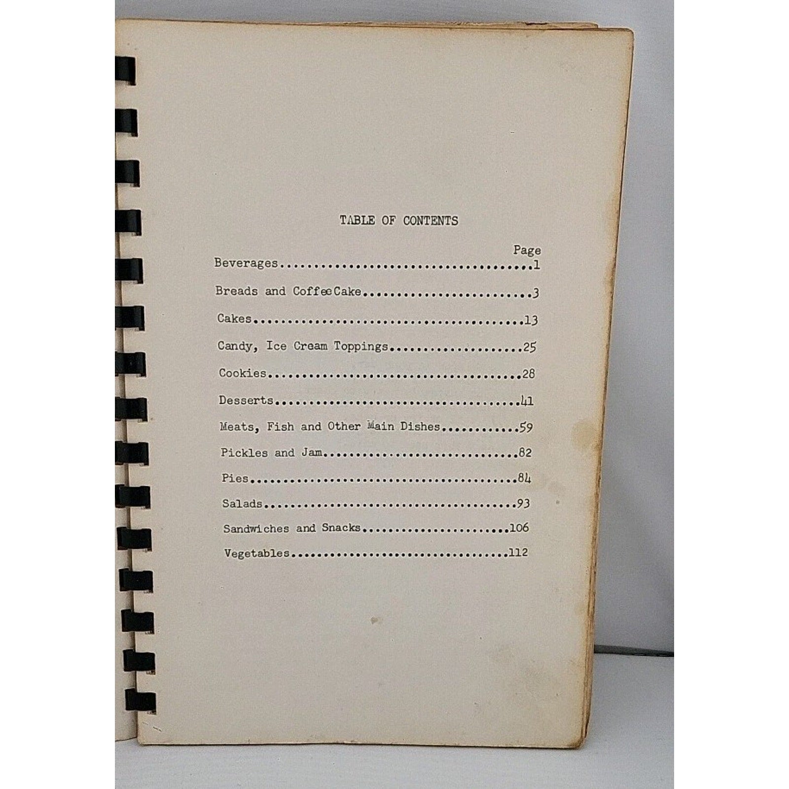 Guilded Recipes Book South Church Woman's Guild 1957