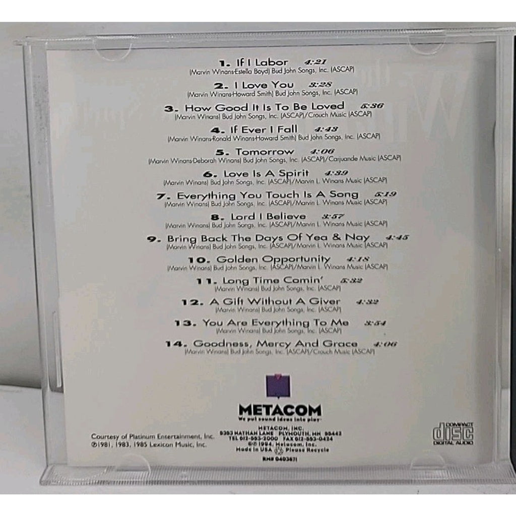 The Winans Feel the Spirit CD Album