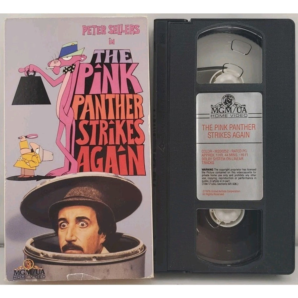 The Pink Panther Strikes Again (VHS, 1993)