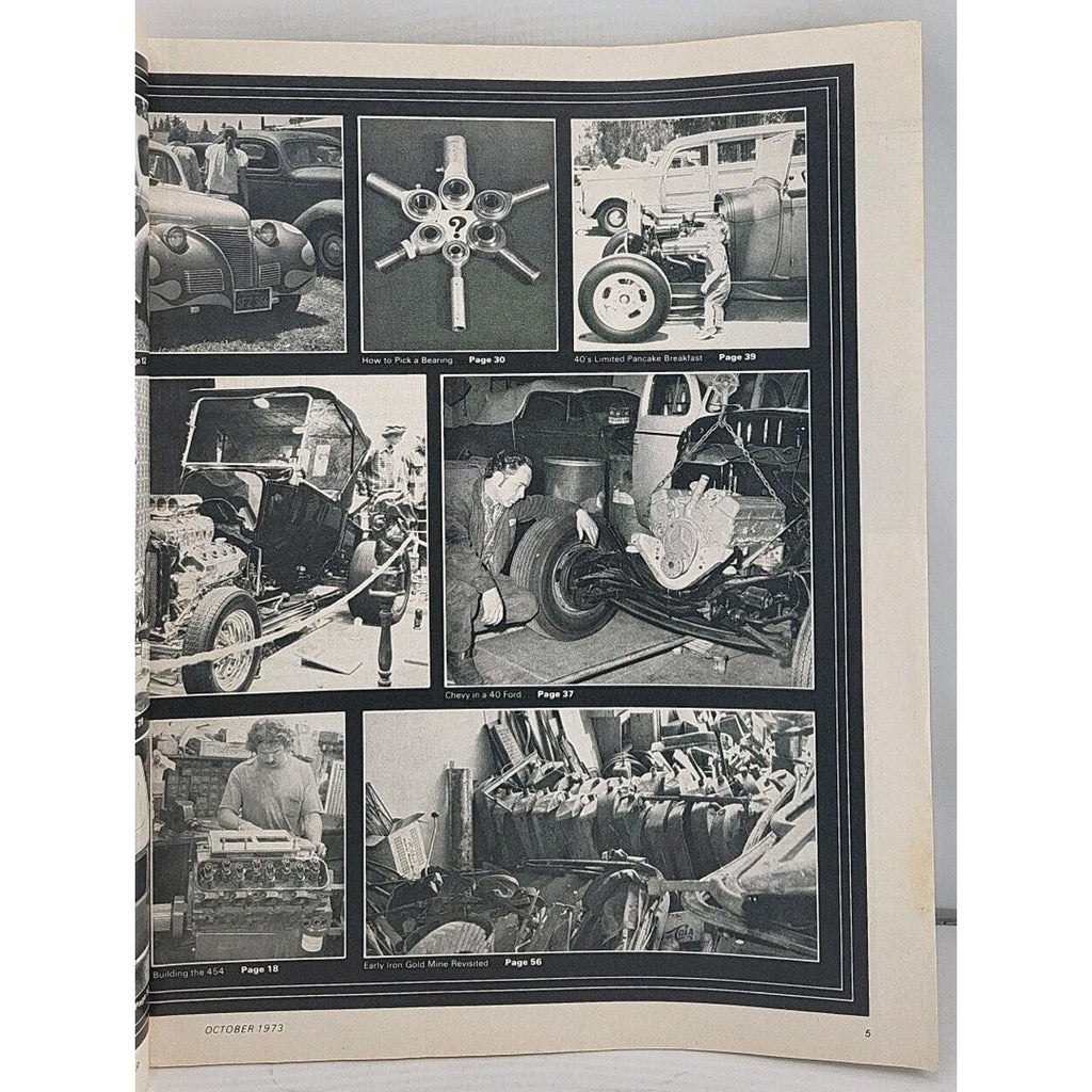Street Rodder Magazine October 1973 Volume 2 No. 9