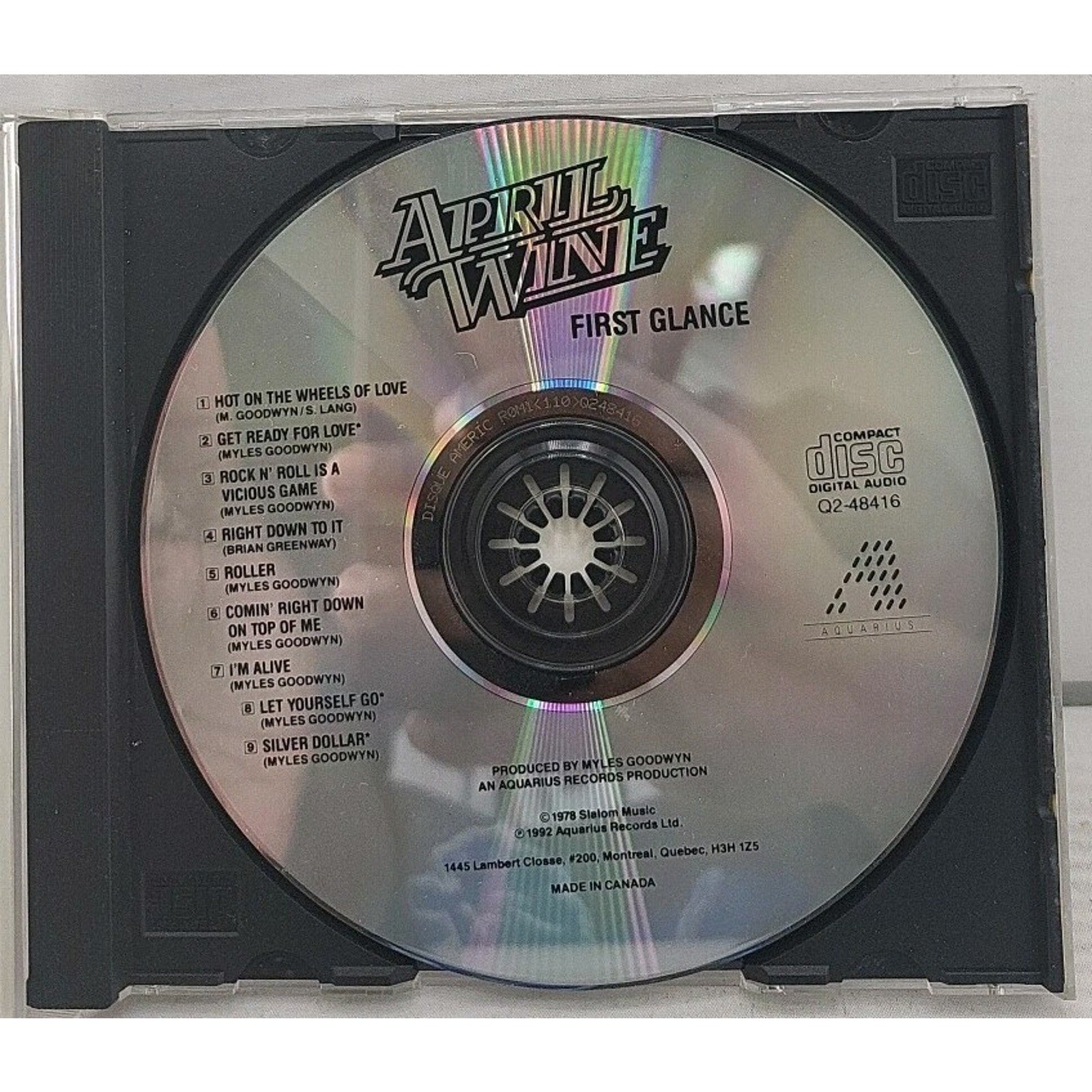 First Glance by April Wine (CD, 1999)