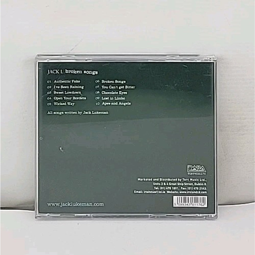Broken Songs By Jack L CD