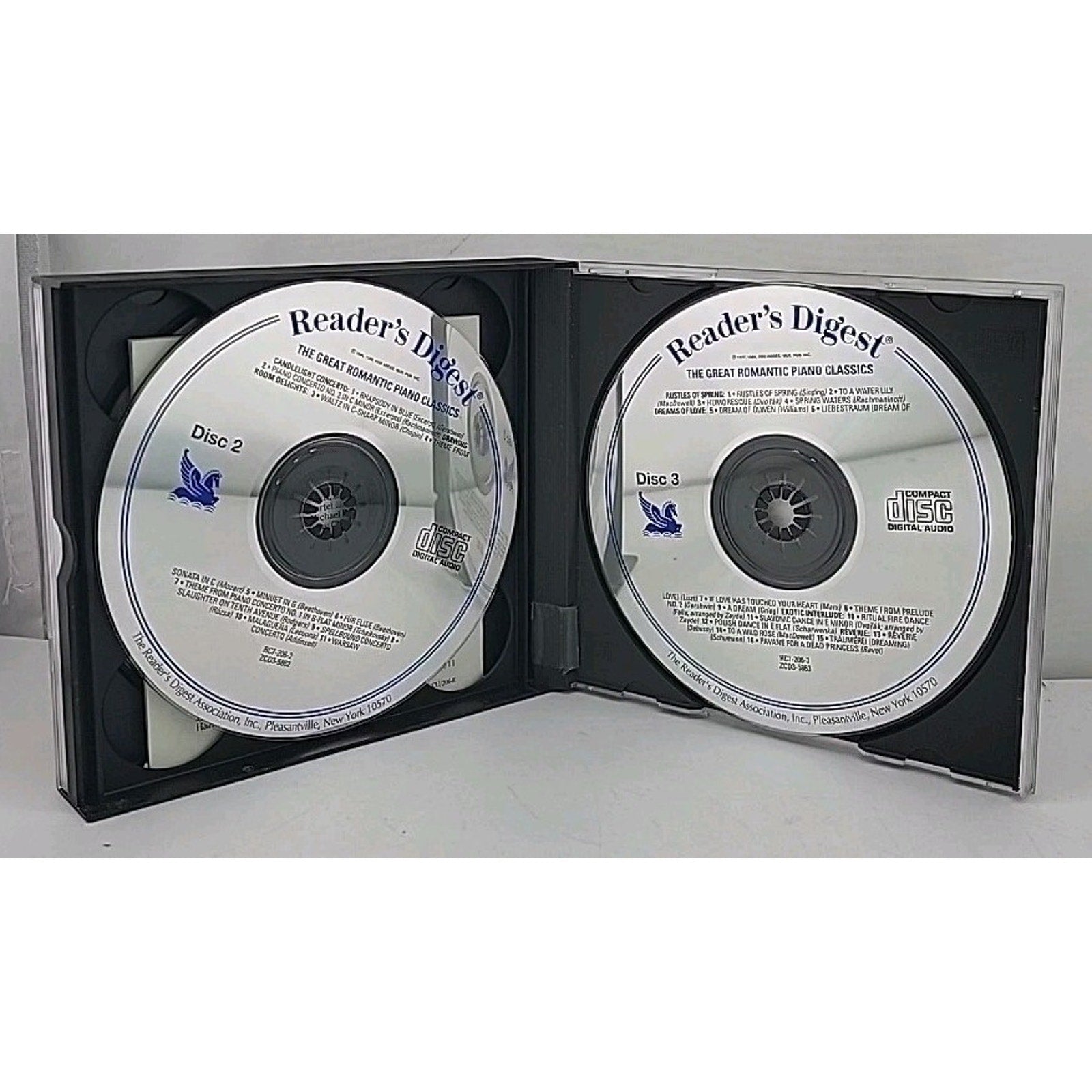 Reader's Digest: The Great Romantic Piano Classics 3 CD Set with Booklet