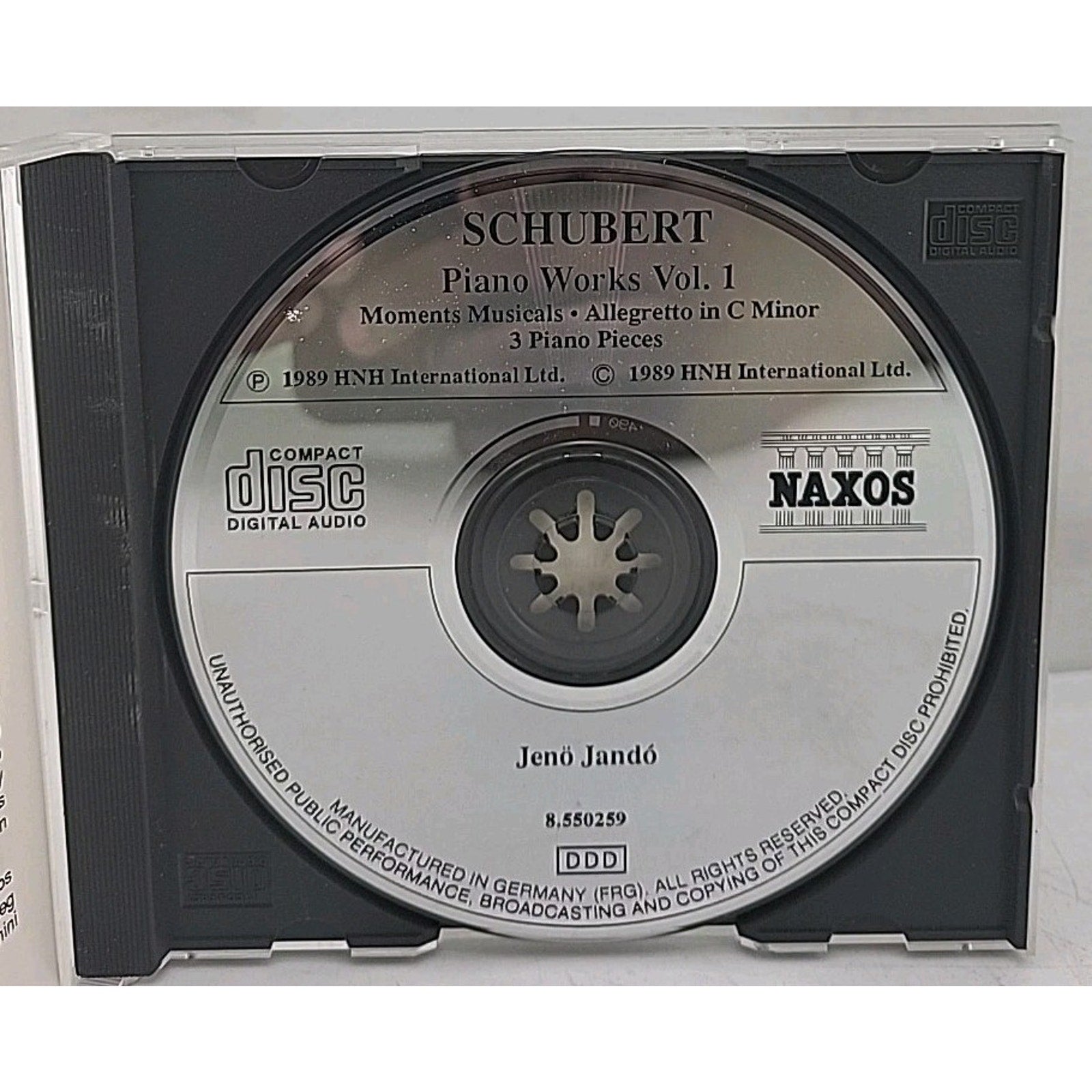 Schubert: Moments Musicaux - CD