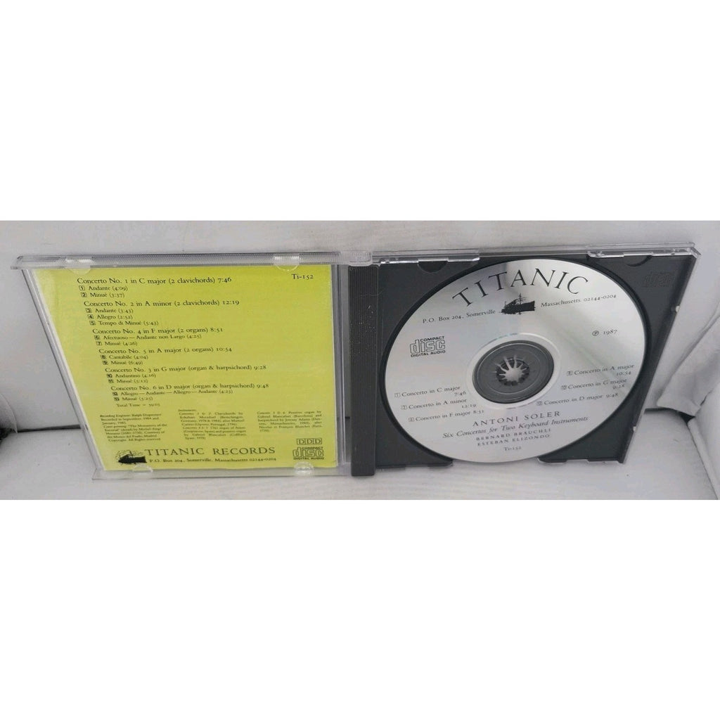 Antoni Soler: 6 Concertos CD