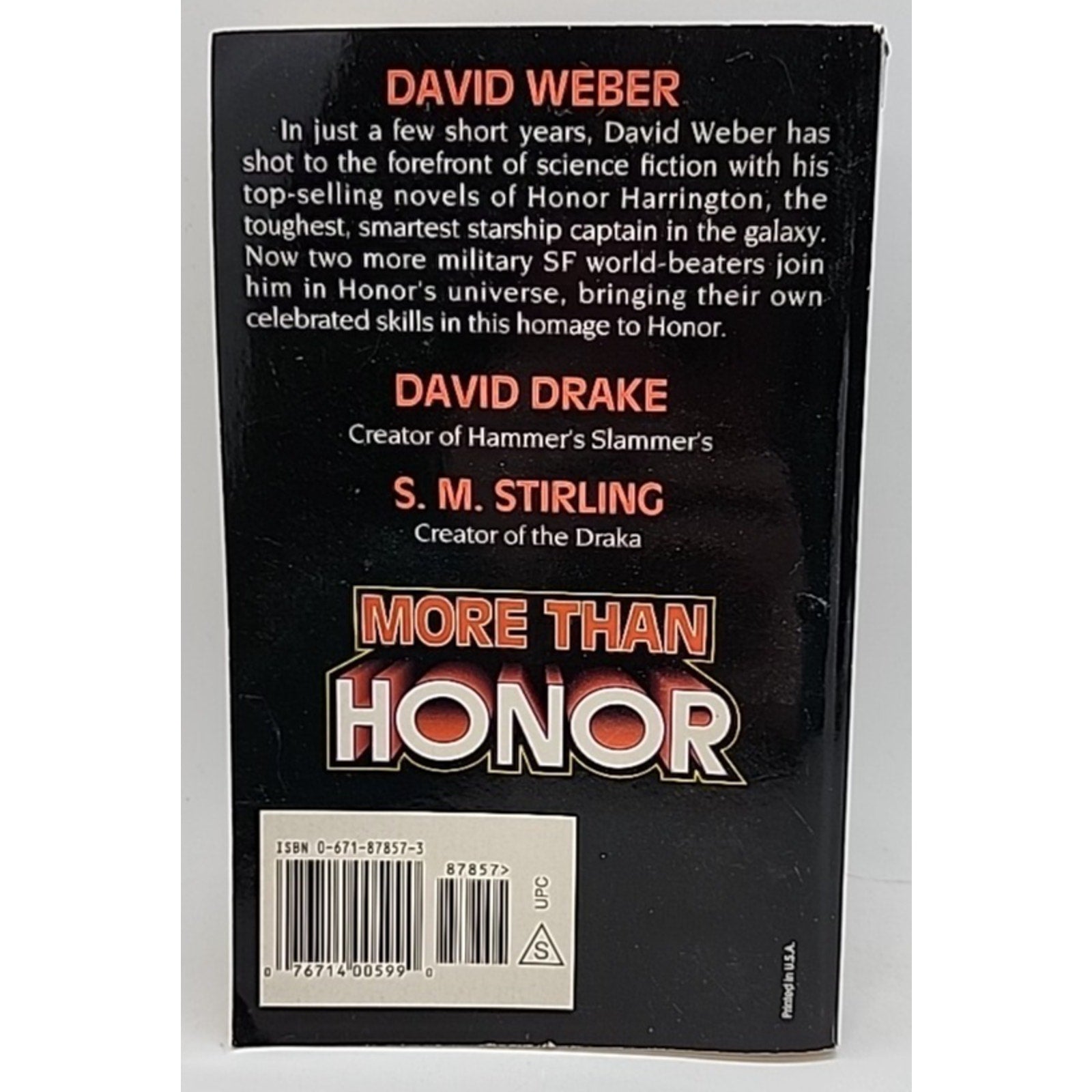 More Than Honor by David Weber (2013, Book, Other)