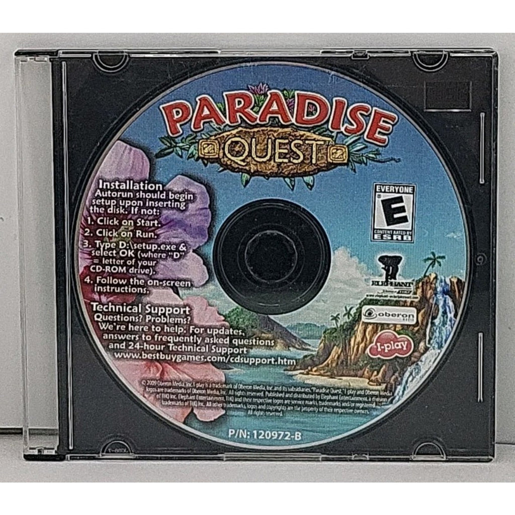 Paradise Quest (PC, 2009) *Disc Only*