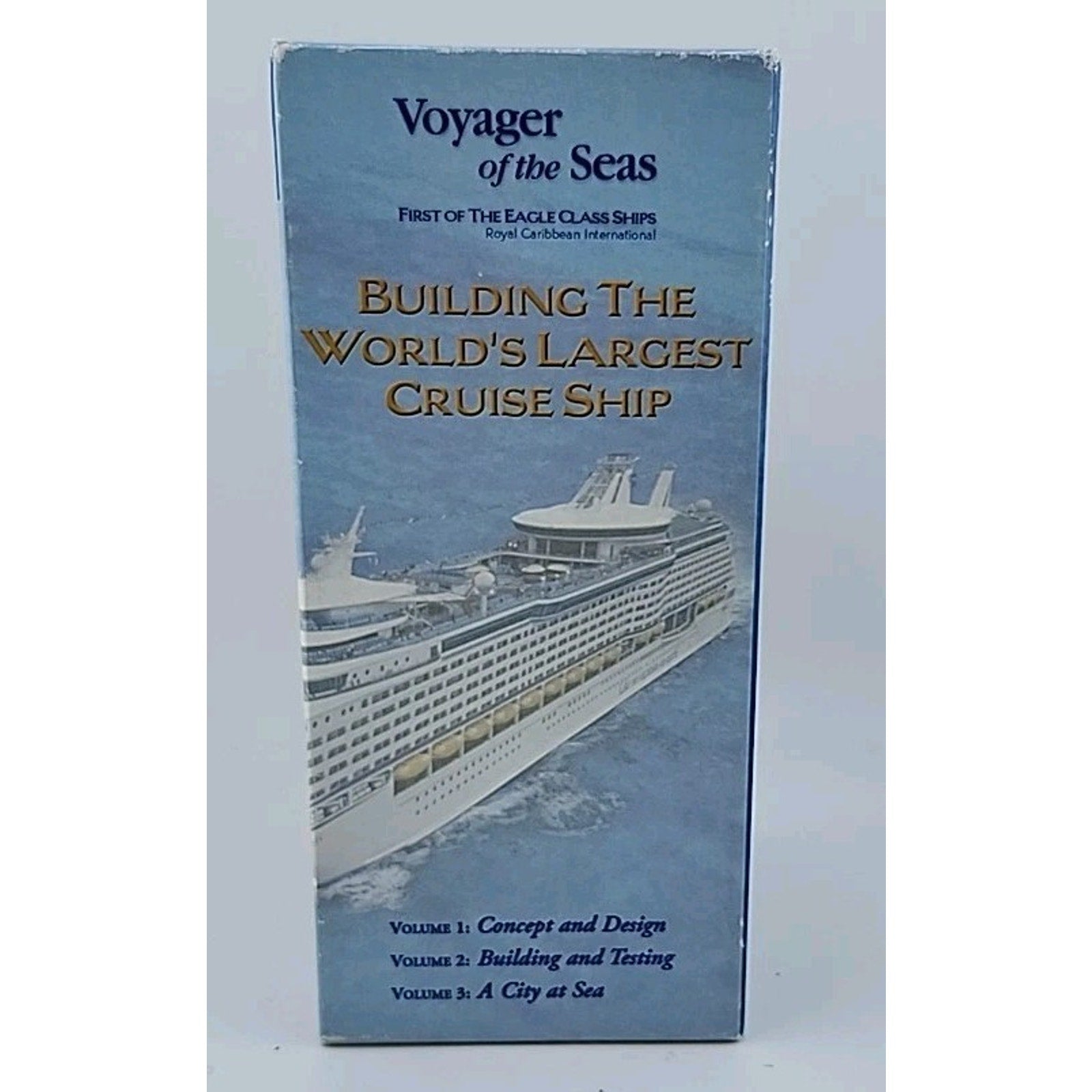 Royal Caribbean Voyager Building the World's Largest Cruise Ship VHS 3 Tape Set