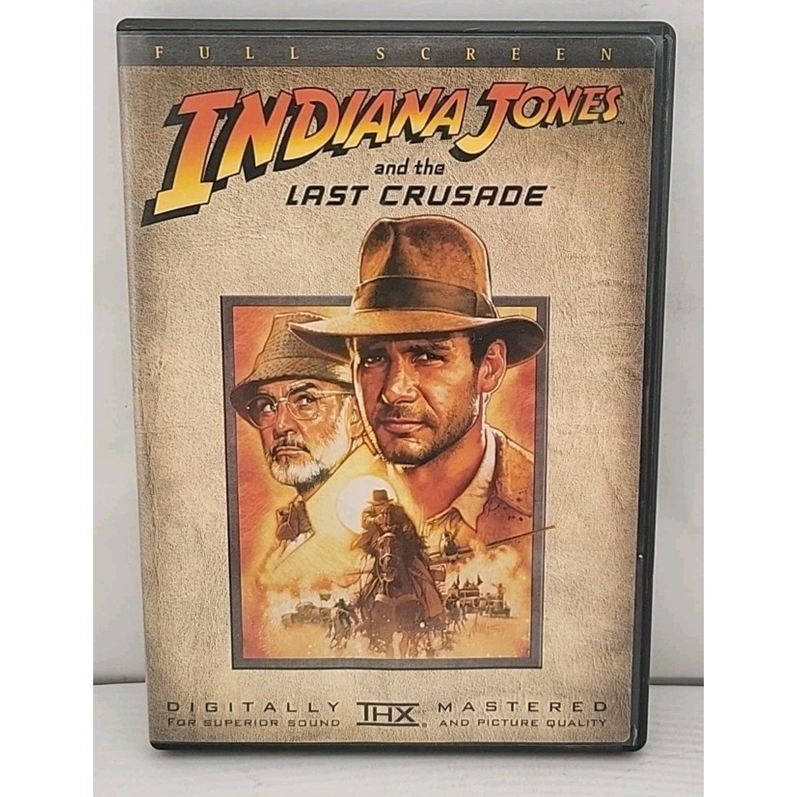 Indiana Jones and the Last Crusade (DVD, 1989,Fullscreen)