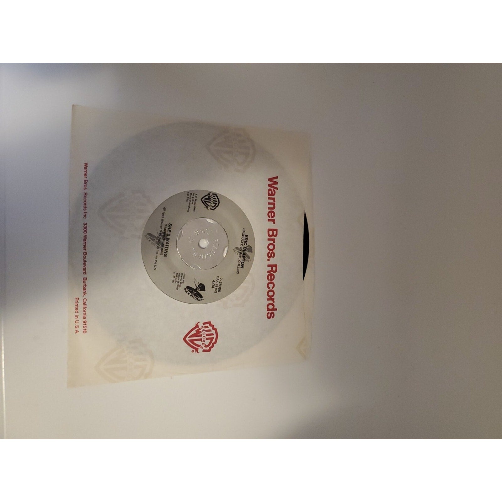 Eric Clapton 7" She's Waiting (Record)