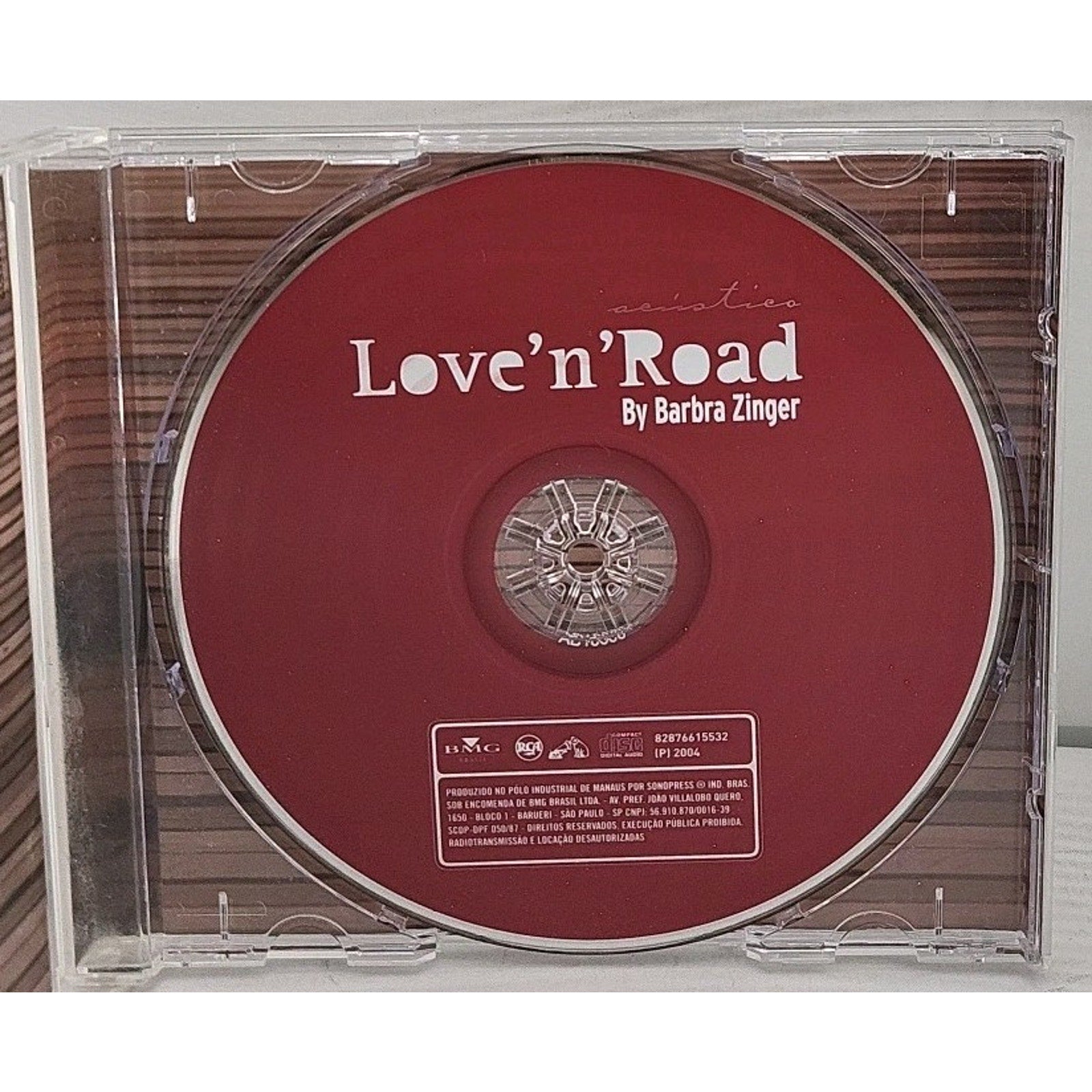 Barbra Zinger Love'n'road Acústico CD Album