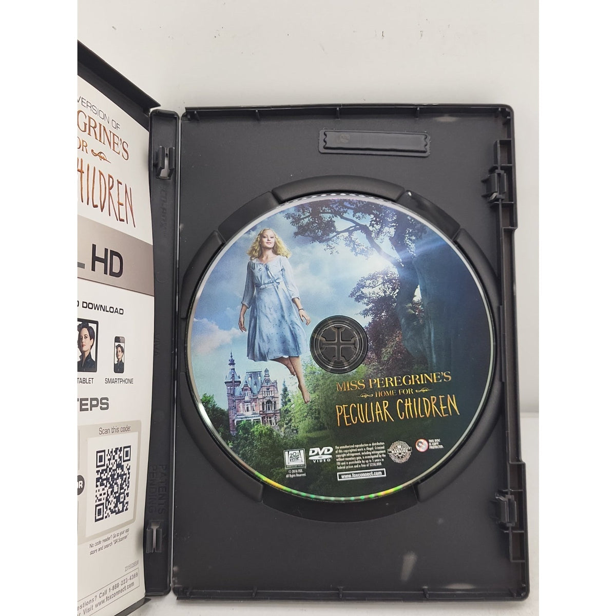 Miss Peregrine's Home for Peculiar Children (DVD, 2016)