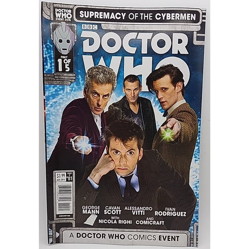 Titan Books Doctor Who: Supremacy of the Cybermen #1 Cover B Photo Variant