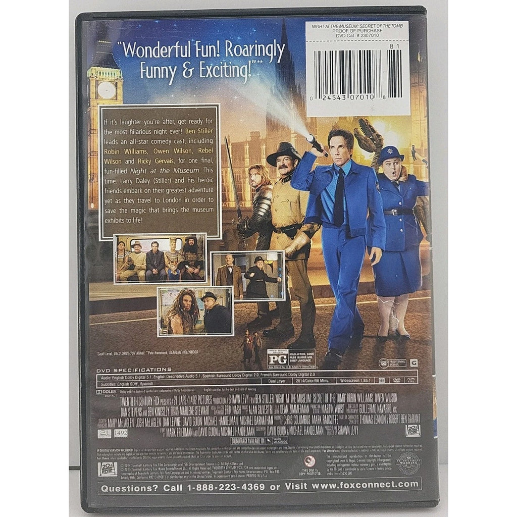 Night At the Museum Secret of the Tomb (DVD)