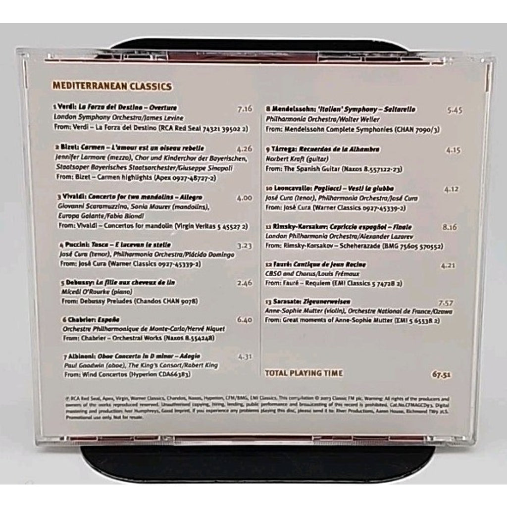 Classic Fm Mediterranean Classics (CD)