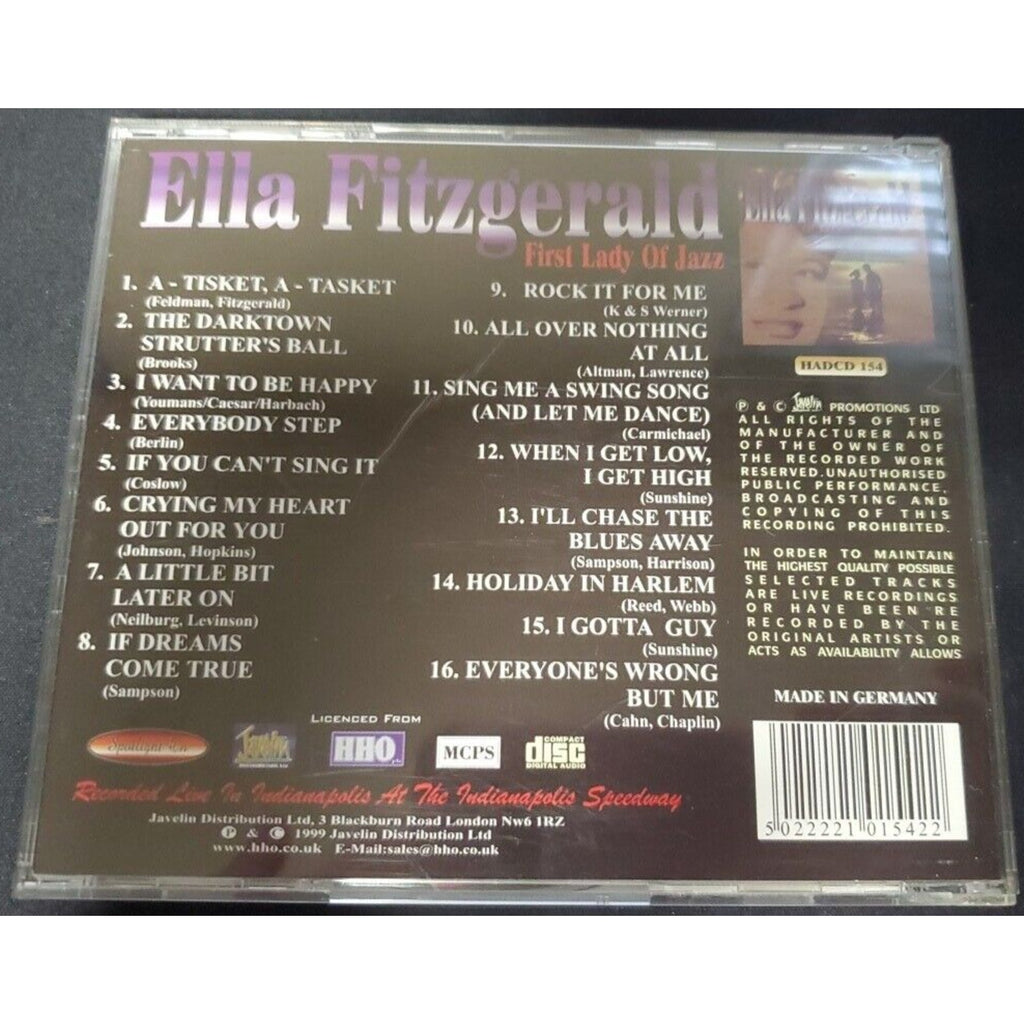 Fitzgerald, Ella : First Lady of Jazz (CD)