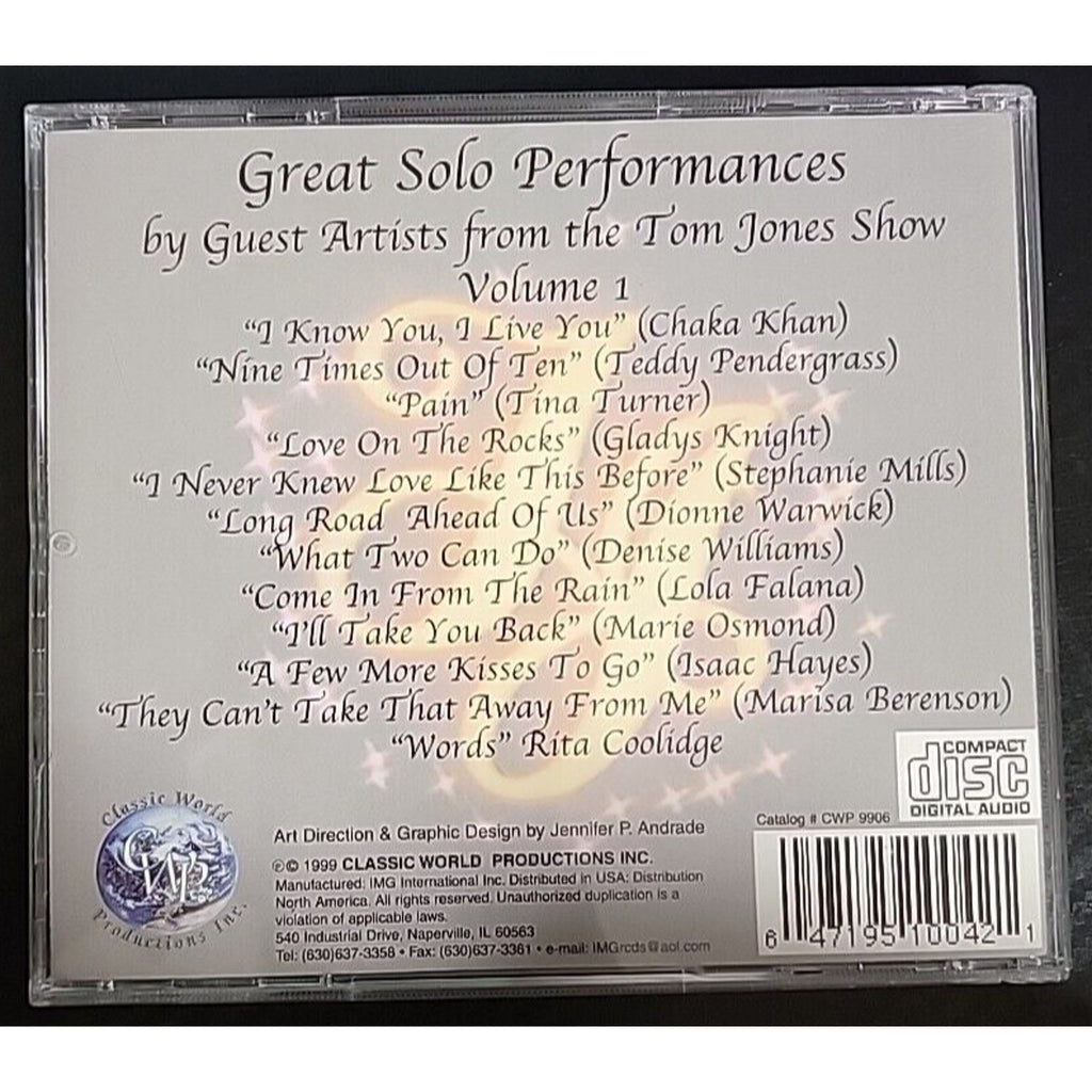 Great Solo Performances Vol. 1 (CD)