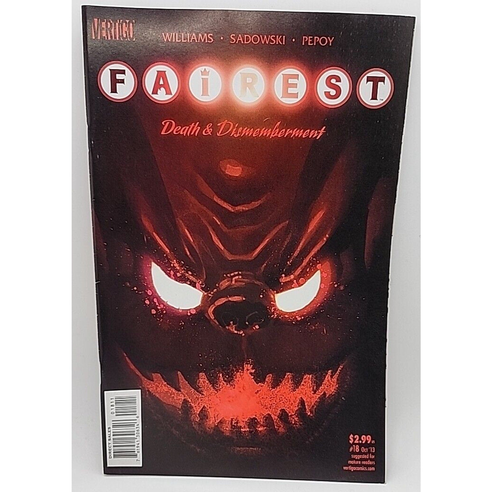 Fables: Fairest #18 - DC/Vertigo Comics - Death & Dismemberment - Oct '13