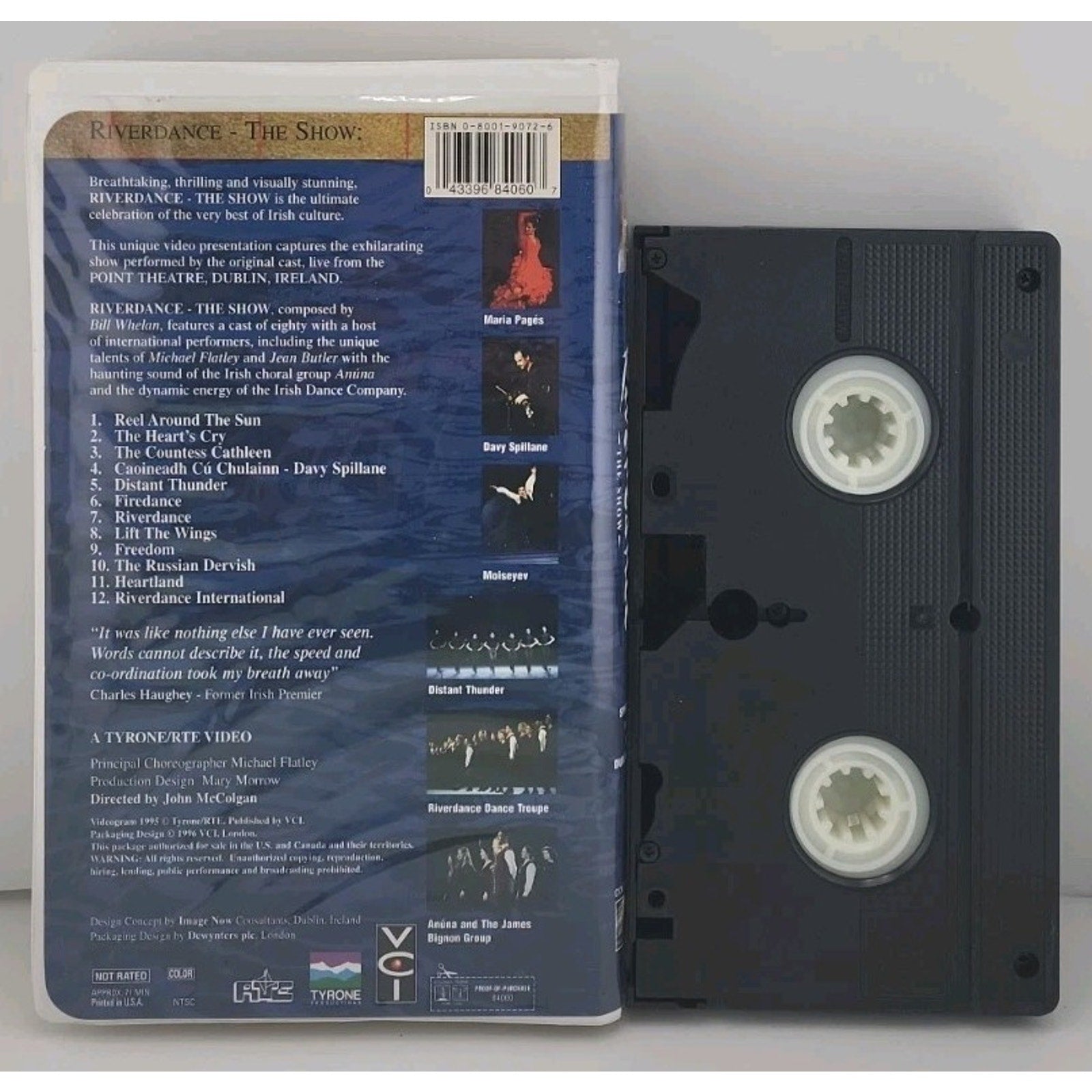 Riverdance - The Show (VHS, 1996, Clam Shell Case)
