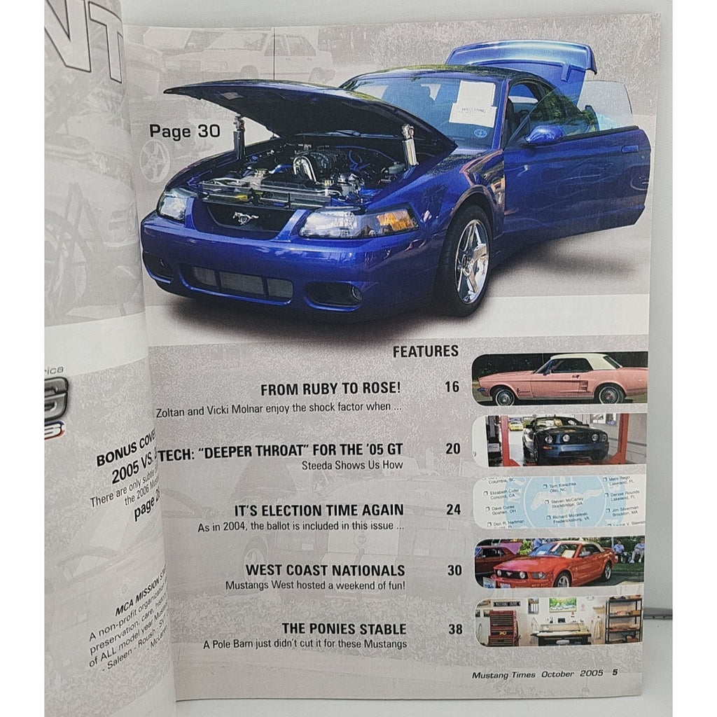 Mustang Times October 2005 Volume 29 #10