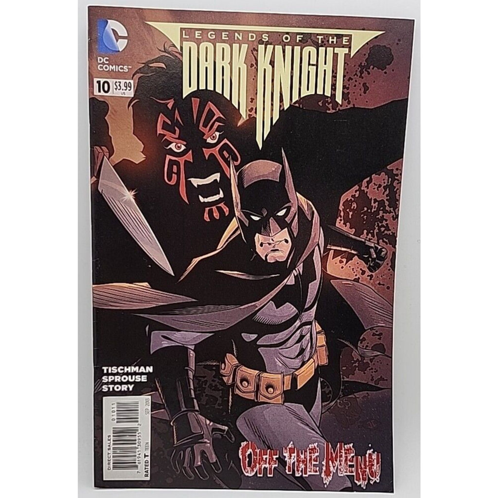 Legends of the Dark Knight 10 2012 Series DC Comic Book Off the Menu