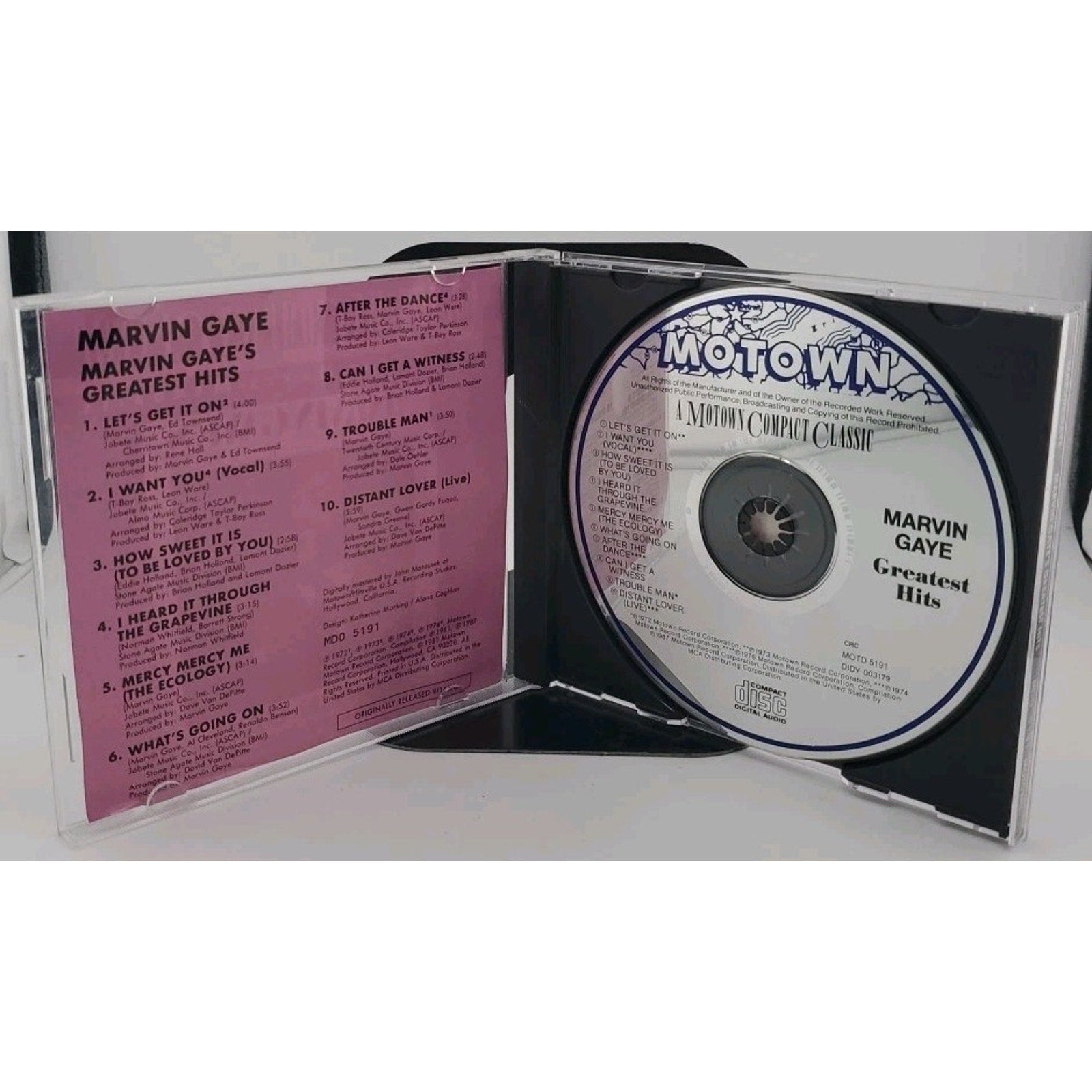Marvin Gaye's Greatest Hits - Marvin Gaye (CD, Music, 1987)
