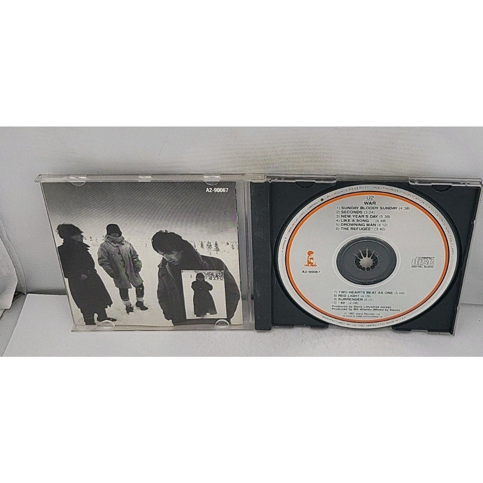War by U2 (CD, Island)