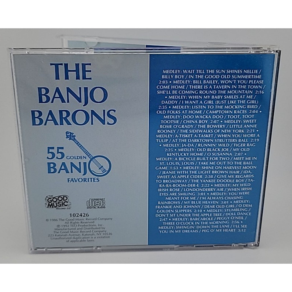The Banjo Barons 55 Golden Banjo Favorites (1992, CD)
