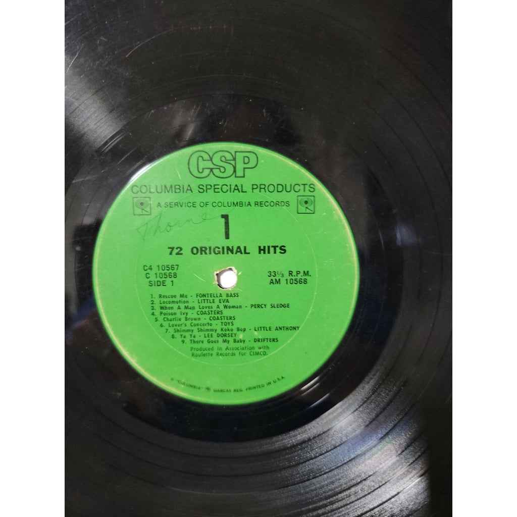 Various - 72 Original Hits (Vinyl)
