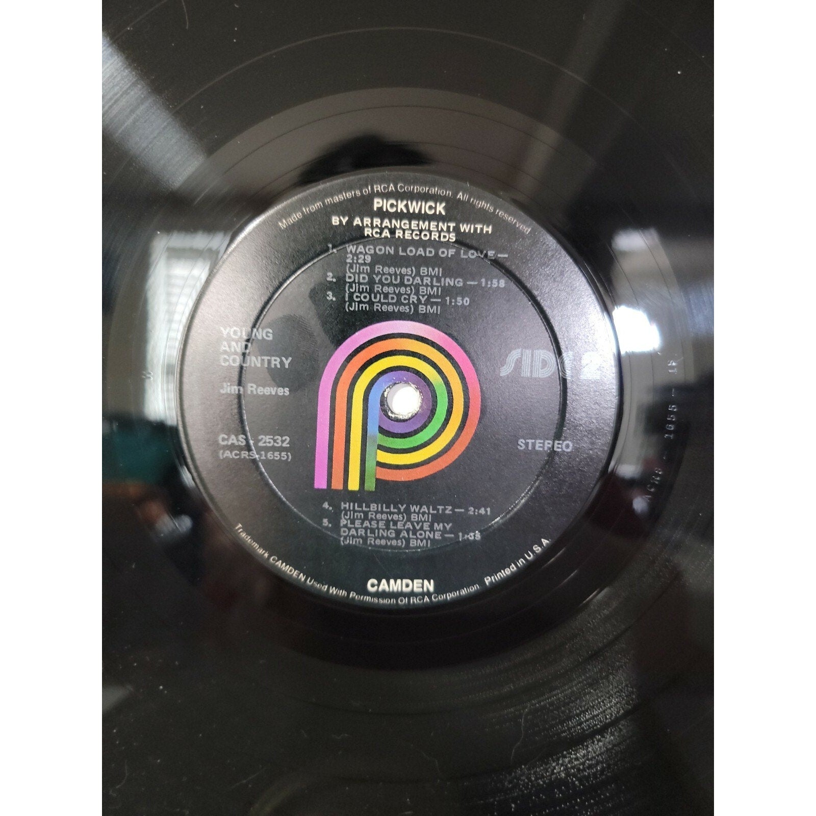 Jim Reeves - Young And Country (Vinyl)