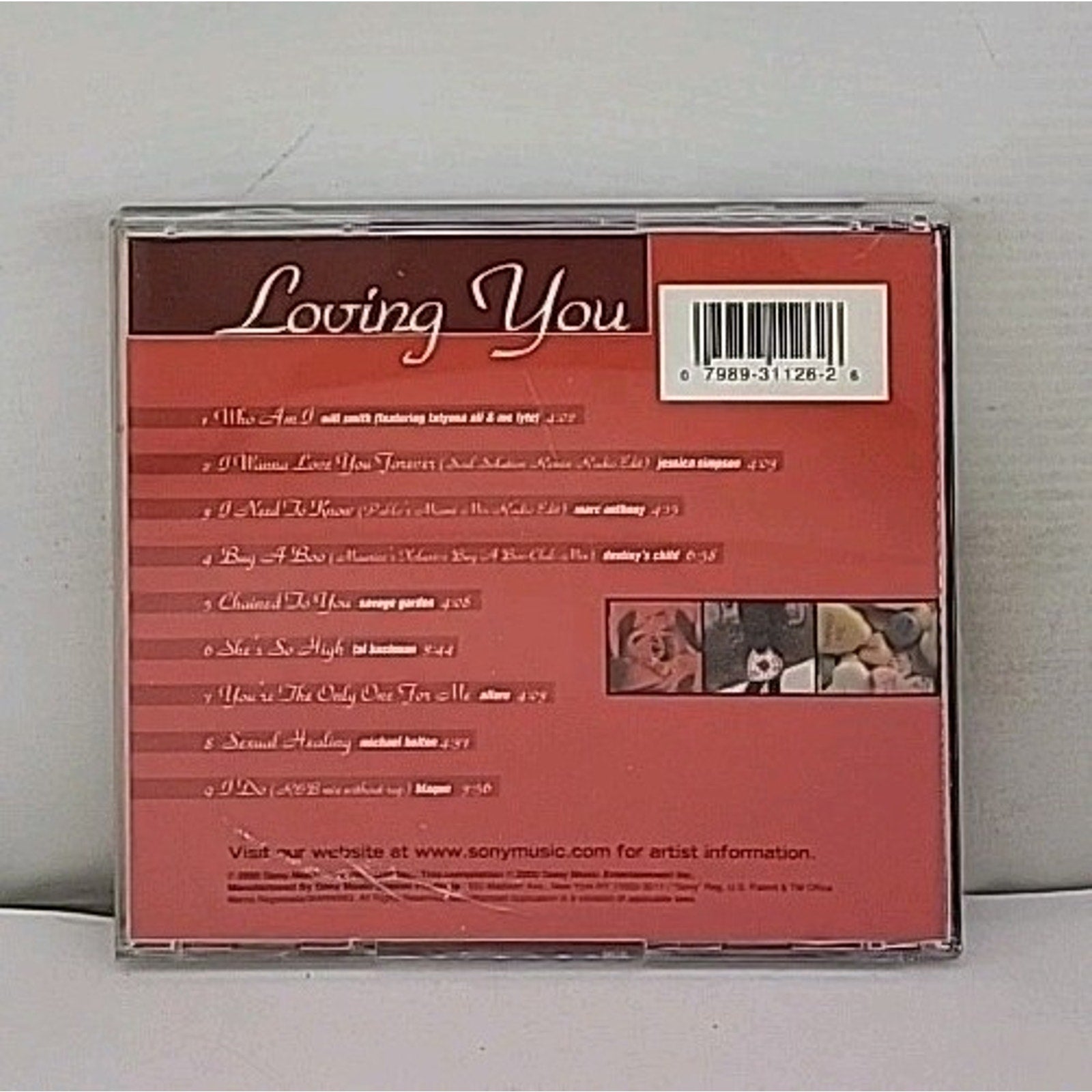 Loving You - Pop Love Songs by Various Artists 2000 CD