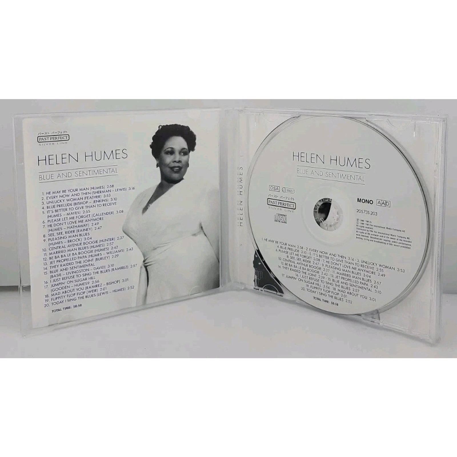 Blue And Sentimental by Helen Humes (CD 20 Tracks, Past Perfect, 2001 Import)