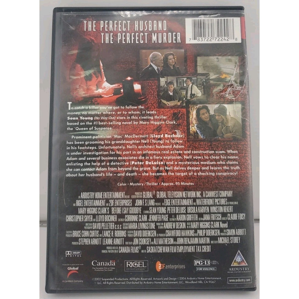 Before I Say Goodbye (DVD, 2003)
