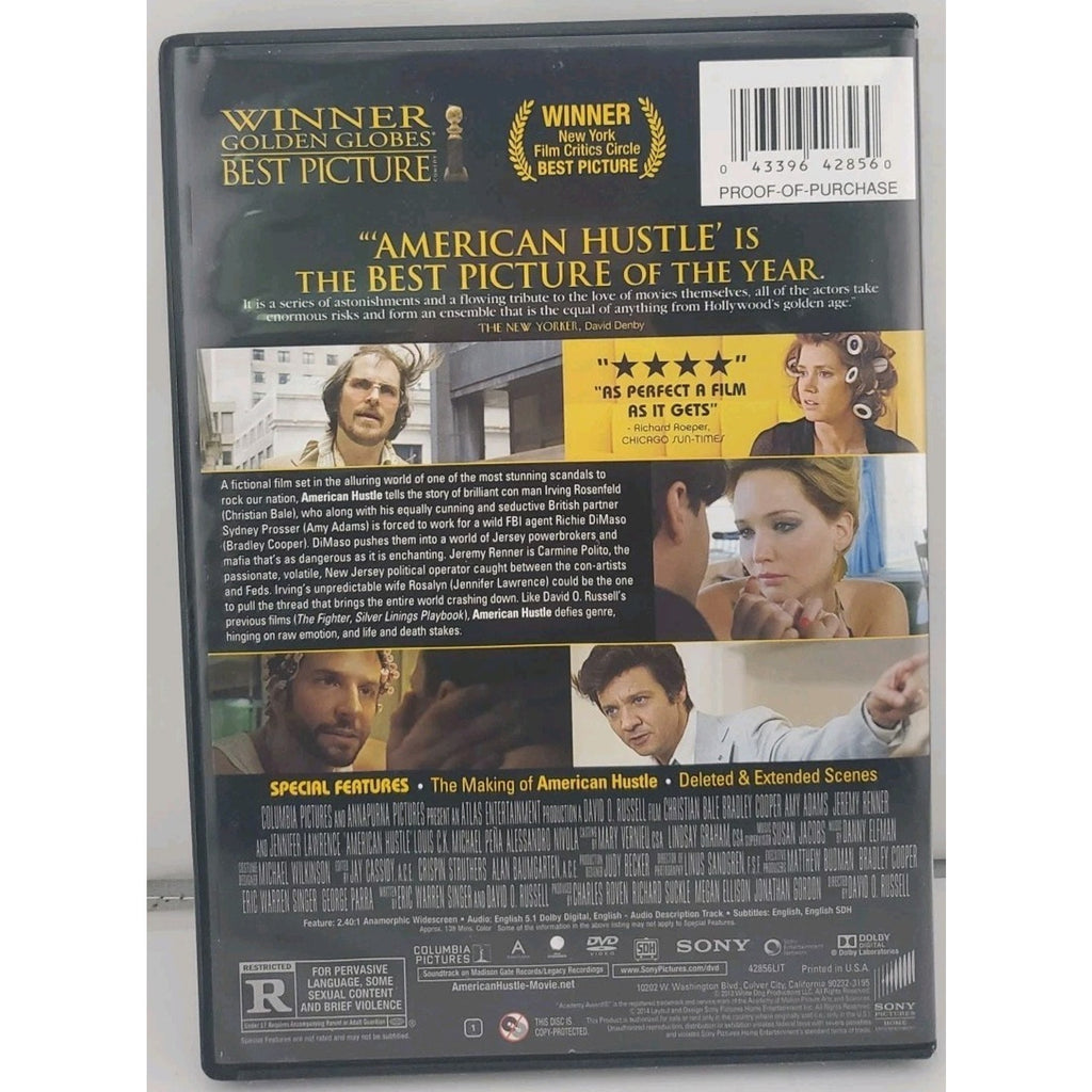 American Hustle (DVD, 2013)