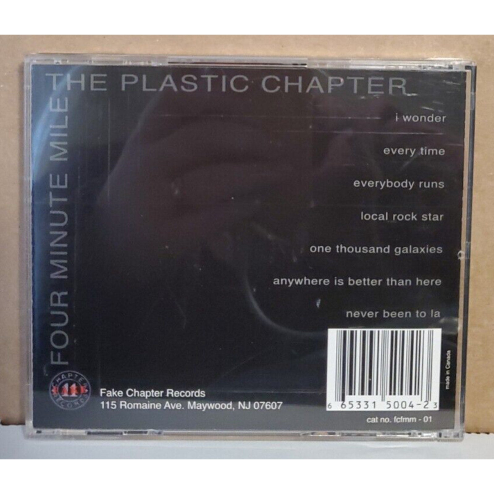 Four Minute Mile The Plastic Chapter (CD)