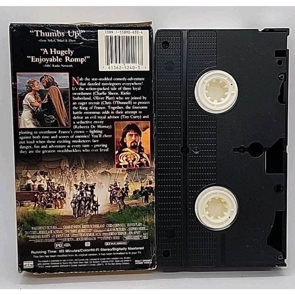 The Three Musketeers (VHS, 1994)