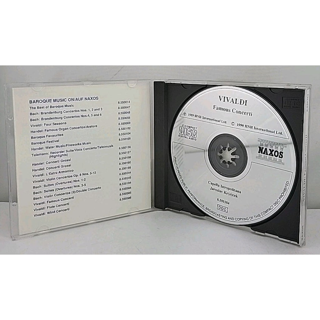 Famous Concerti by Vivaldi / Krechek (CD, 1992)