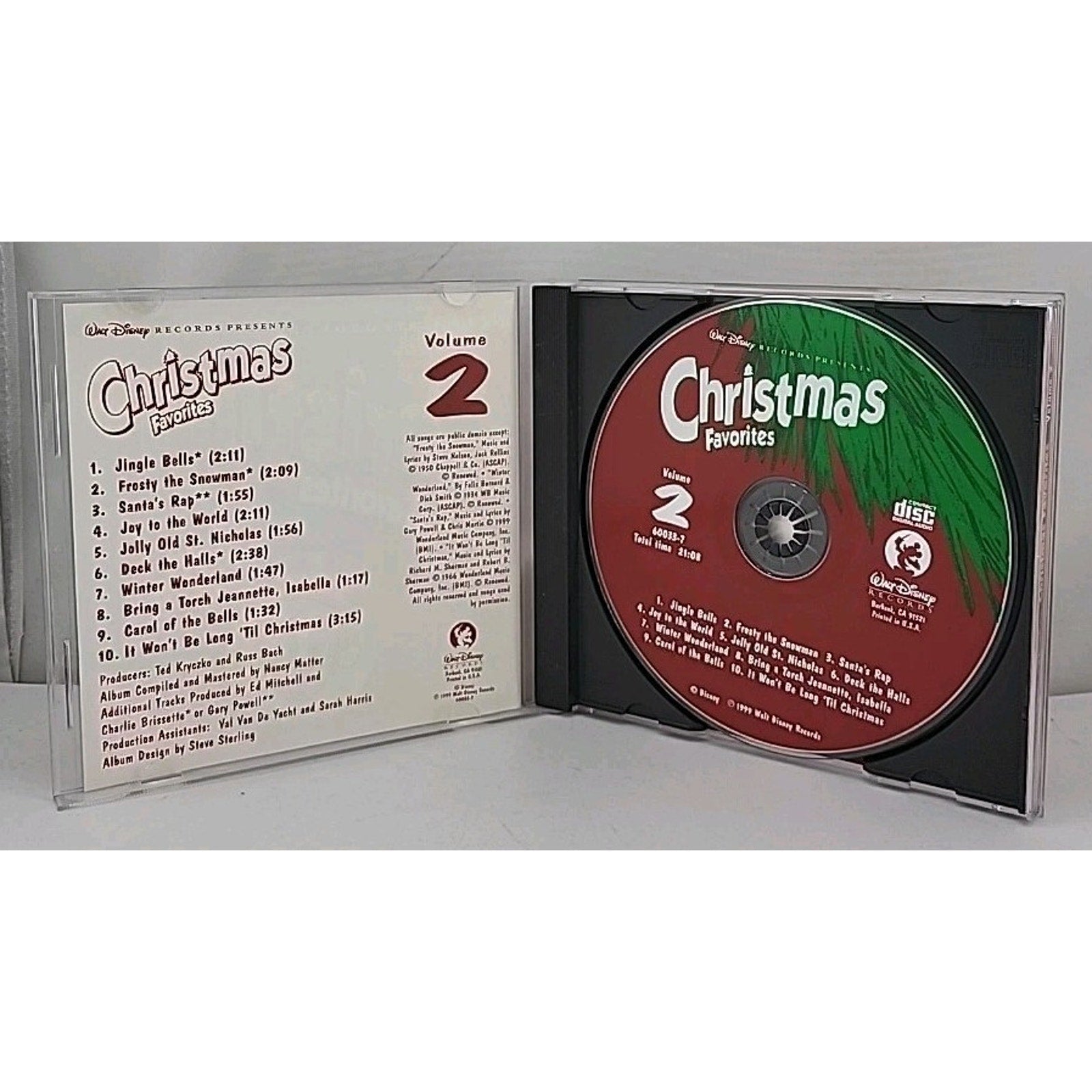 Christmas Favorites, Vol. 2 by Disney (CD, Sep-2001, Walt Disney)