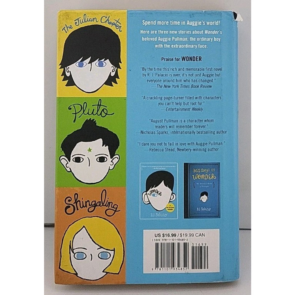 Auggie and Me: Three Wonder Stories by R. J. Palacio (2015, Hardcover)