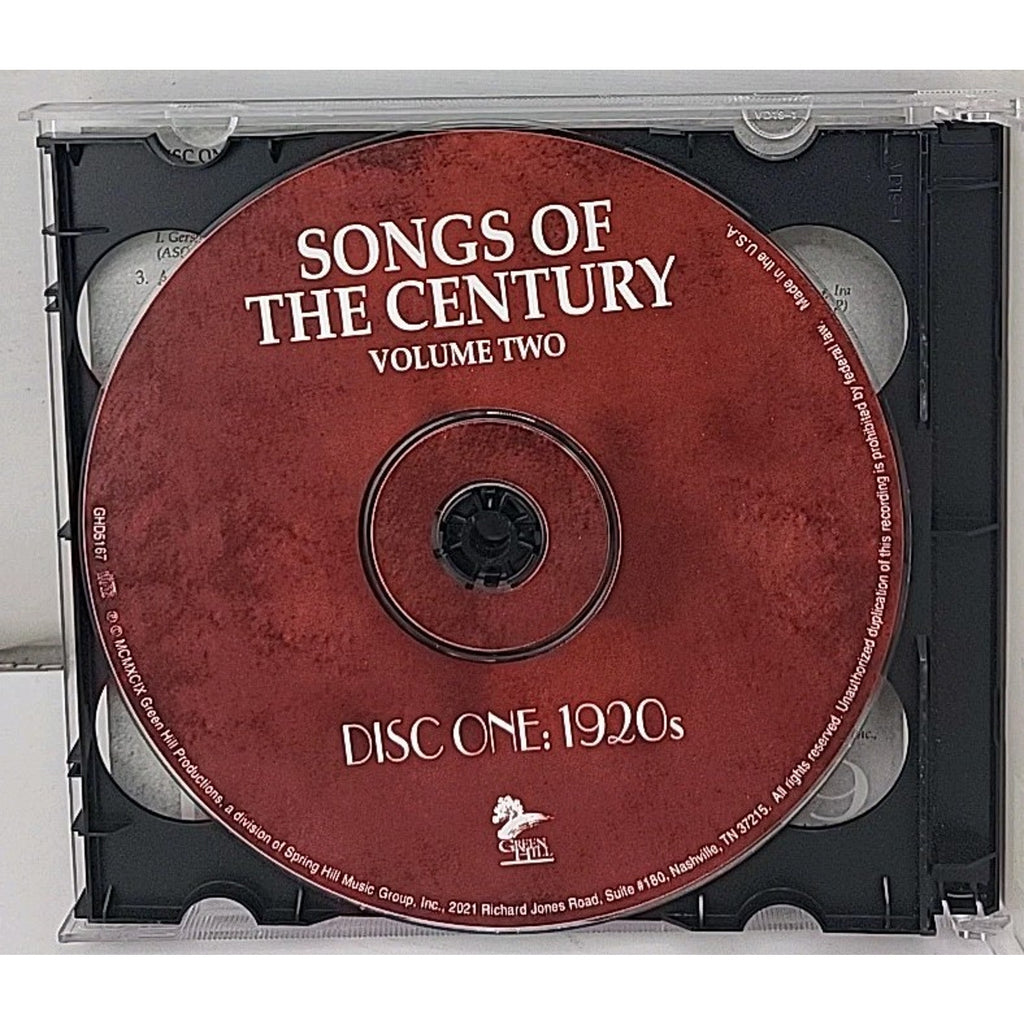Songs of the Century, Vol 2: 1920-1939 - Audio CD