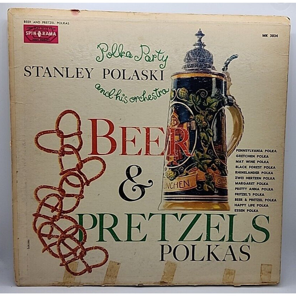 Stanley Polaski Polka Party & His Orchestra Beer & Pretzels Polkas (Record)