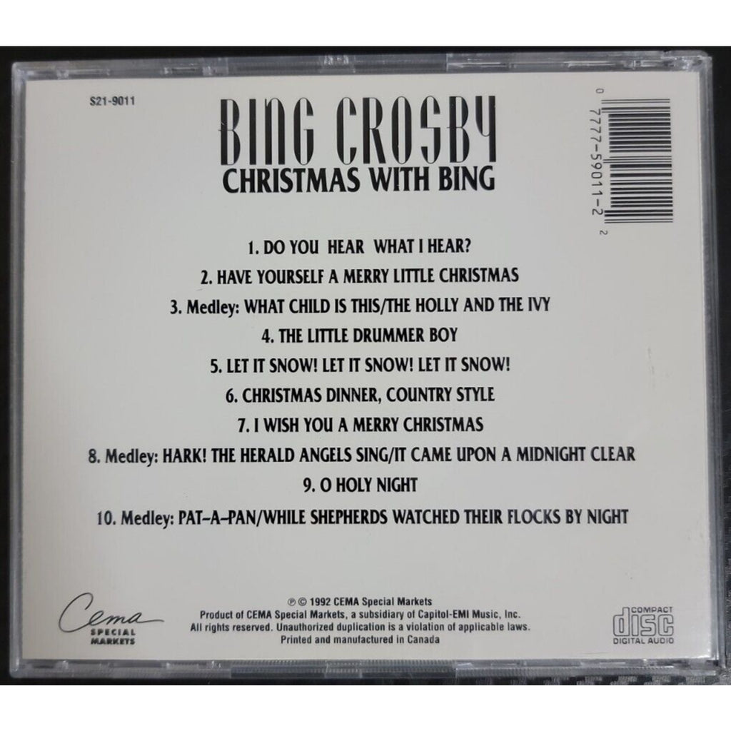 Bing Crosby Christmas With Bing (CD)