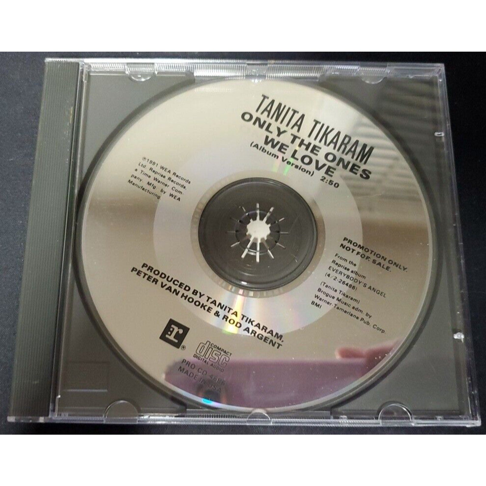 Tanita Tikaram - Only The Ones We Love PROMO Radio CD Single