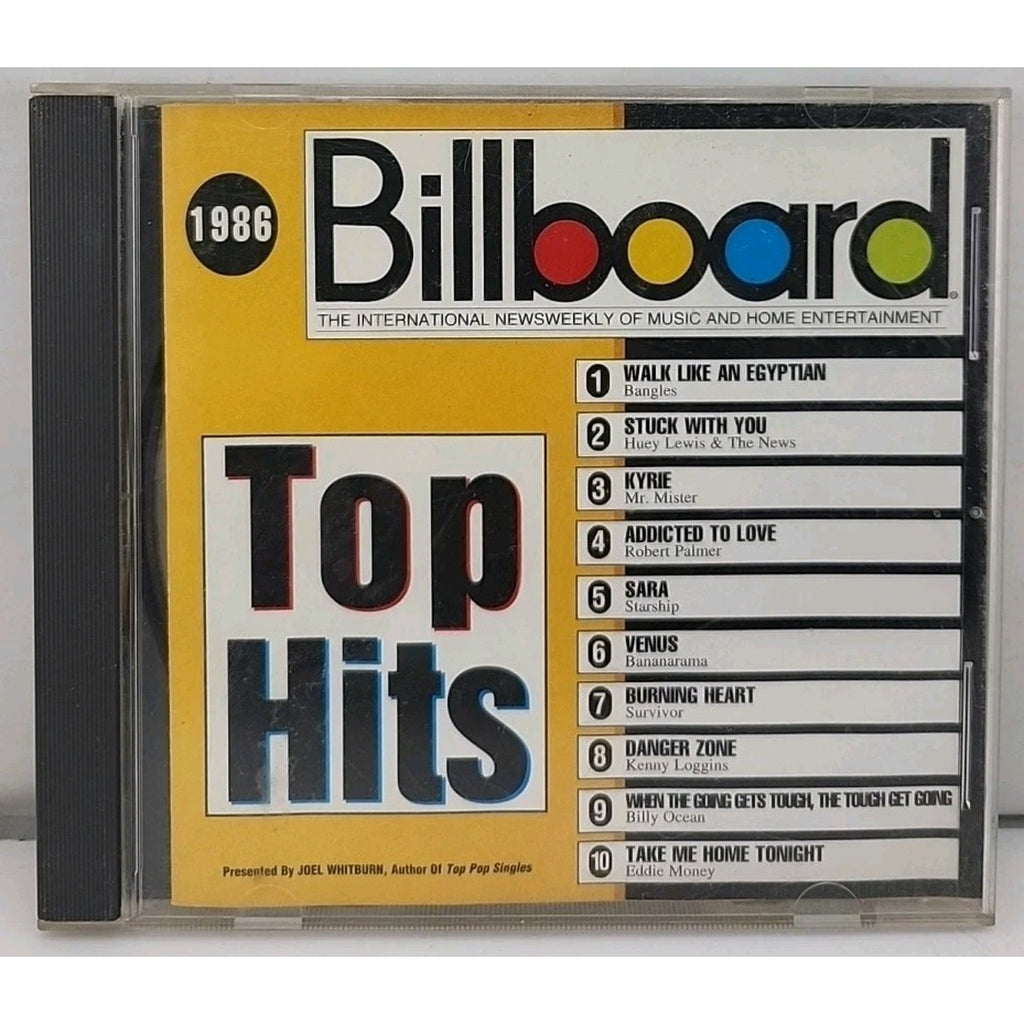 1986 Billboard Top Hits by Various (CD, 1994)