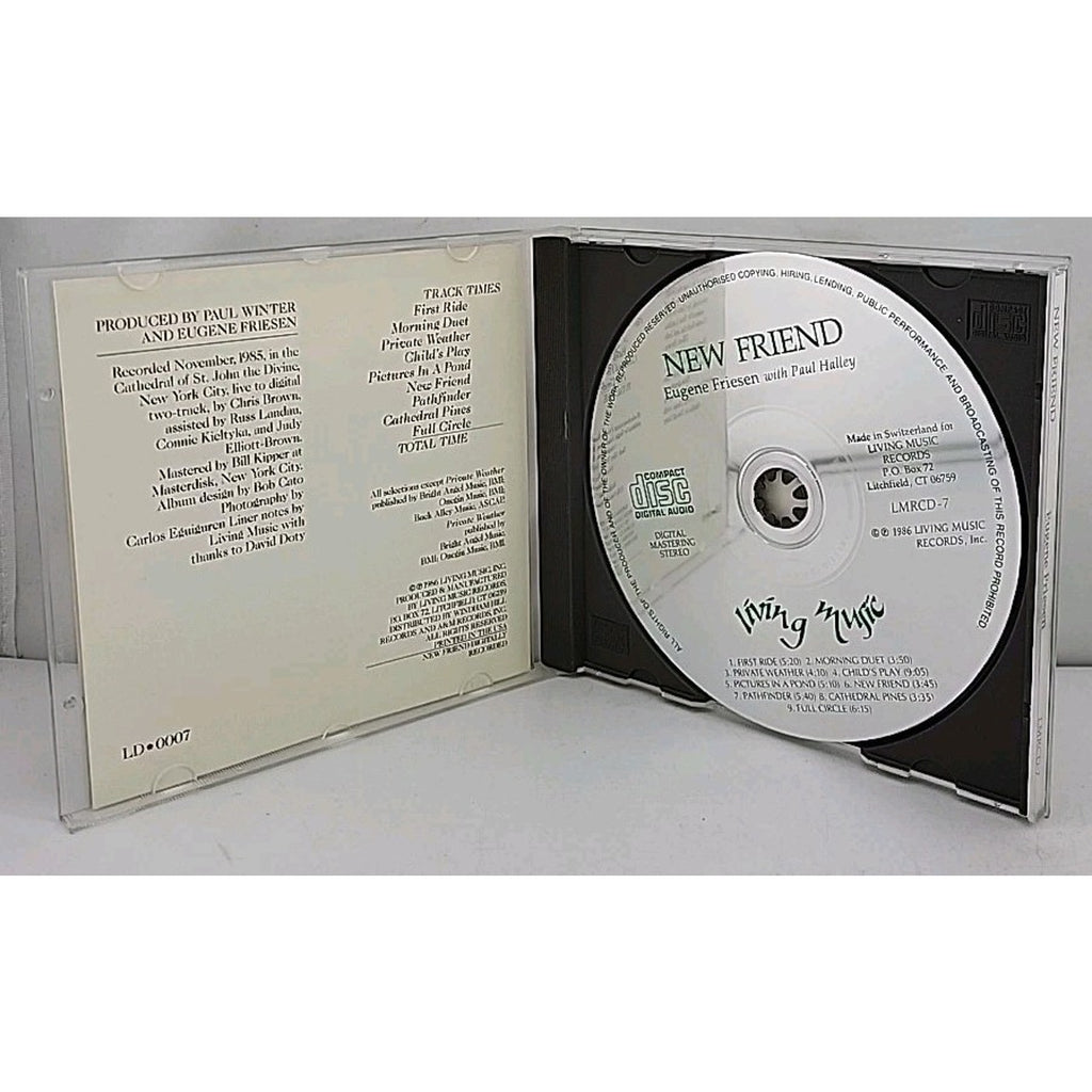 New Friend by Eugene Friesen with Paul Halley (CD)